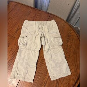 VTG Y2K Aeropostale low rise Capri cargo pants womens 11/12